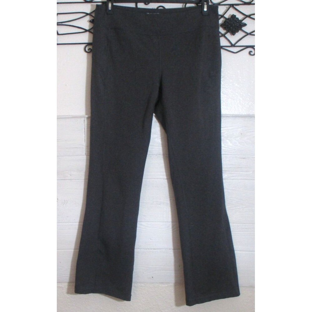 Tek Gear Shapewear Activewear Pants Won's Size XL Gray Straight Leg Stretch